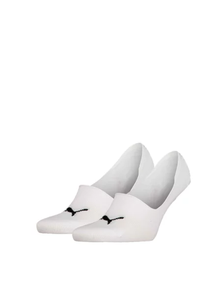 Puma Footie 2p Unisex Набір шкарпеток Унісекс Комбінований верх білий