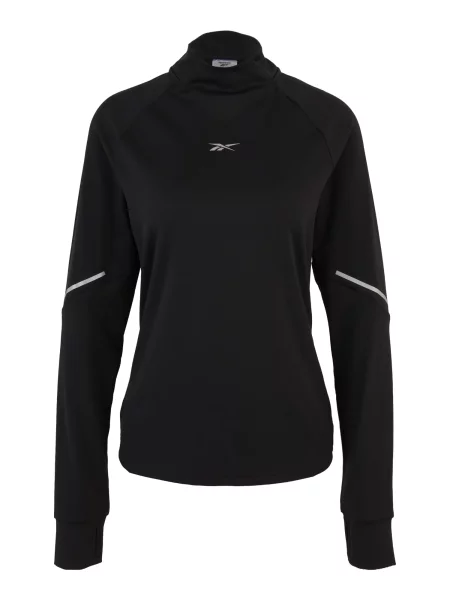 Reebok Športna majica črna bela