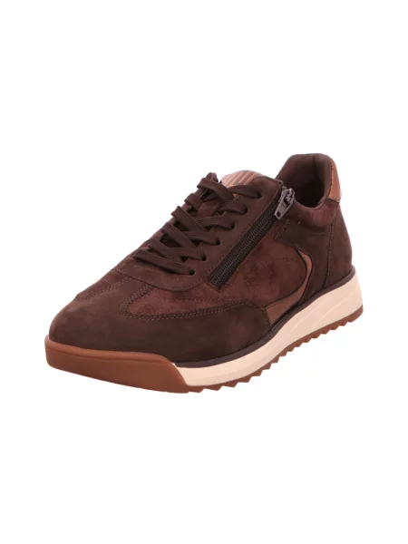 Sneakersy Waldläufer brązowe