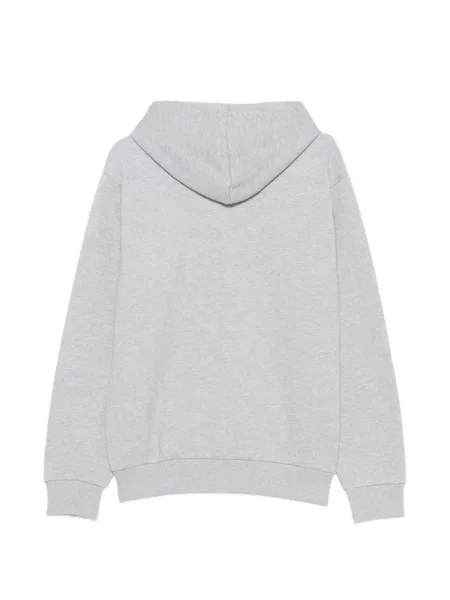 Hoodie Lacoste με αυτόγραφο γκρι