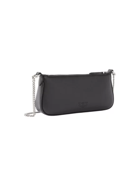 Geanta de piele Pinko din piele negru