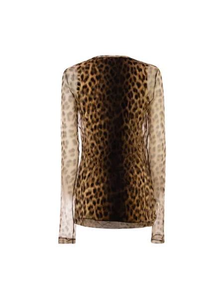 Top Sportmax tiulowy brązowy