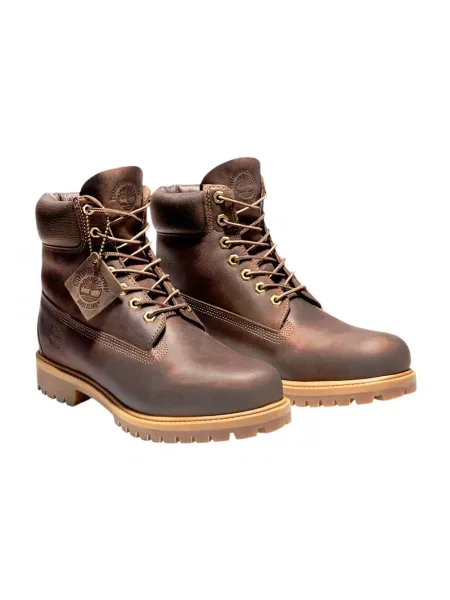 Botki Timberland skórzane wodoszczelne brązowe