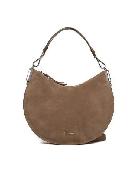 Coccinelle velúr táska COCCINELLESUNUP SUEDE E1 QKG 13 02 01 bézs