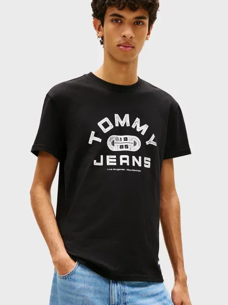Спортзал футболка Tommy Jeans чорна