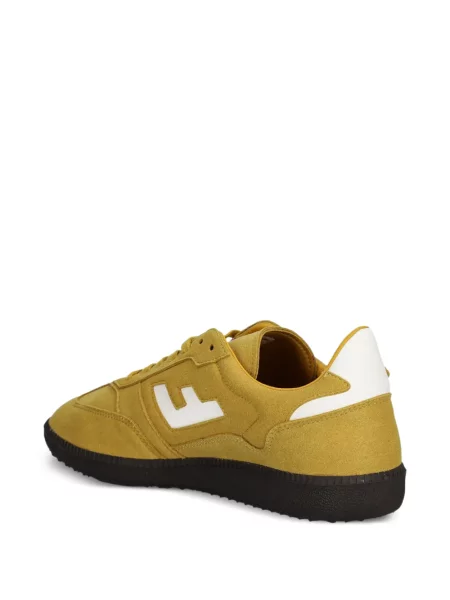 Sneakers Flamingos με κορδόνια με δαντέλα κίτρινο