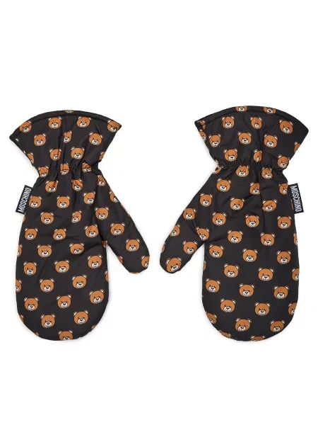 Дамски ръкавици MOSCHINO черно