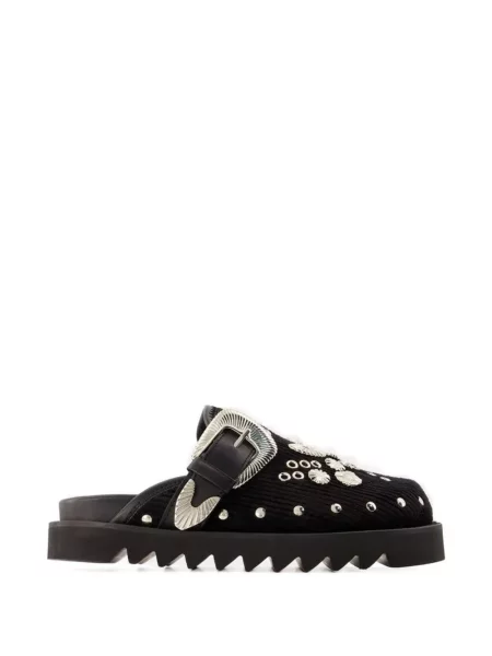 Papuci tip mules Toga Pulla negru