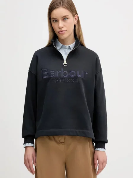 Barbour hanorac de Sara bleumarin cu imprimeu albastru