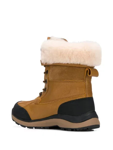 Šněrovací krajkové kotníkové boty Ugg hnědé