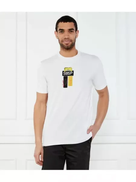 Iceberg Tricou Iceberg x Spongebob alb