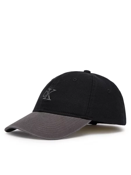 Kapa s šiltom Calvin Klein črna