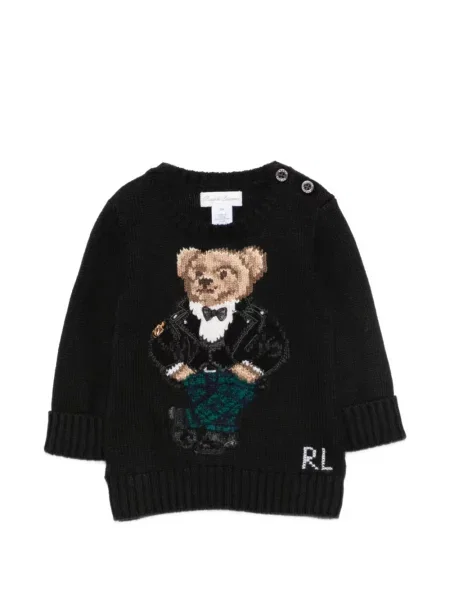 Koszulka polo dziecięca Polo Ralph Lauren czarna