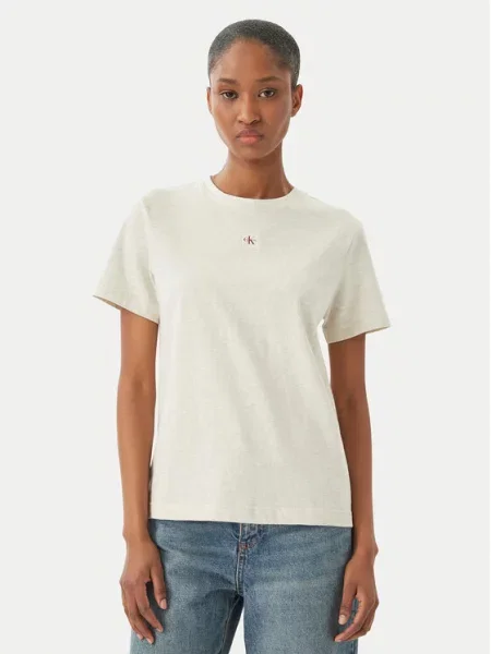 Calvin Klein Jeans Tričko sivá