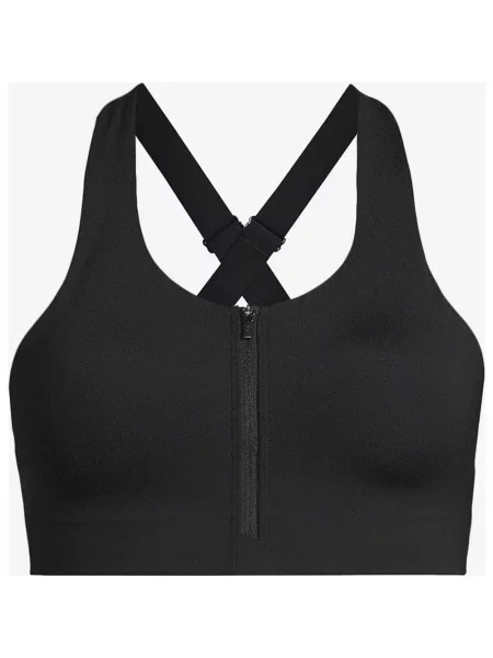 Biustonosz sportowy Casall Impact Zip czarny