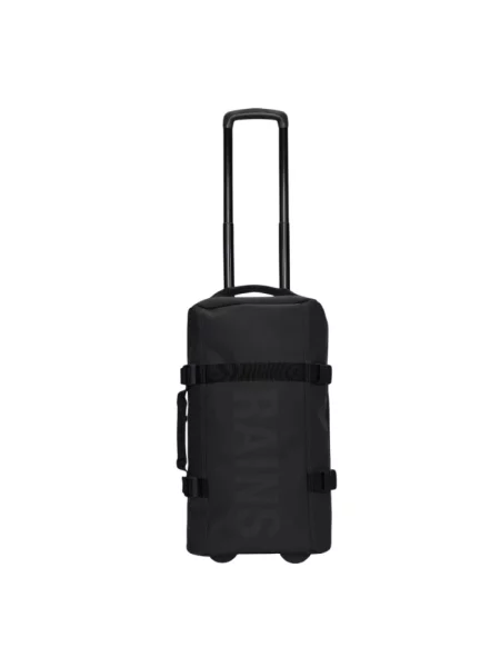 Torba Rains elegancka z nadrukiem czarna