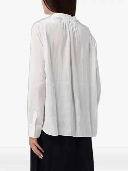 Lung bluză Ea7 Emporio Armani alb