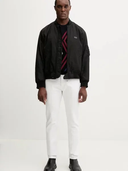 Светр із додаванням вовни Armani Exchange синій