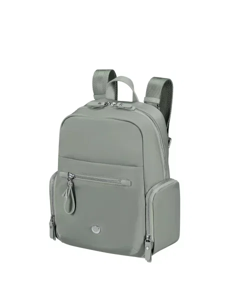Кожаный повседневный рюкзак Samsonite зеленый