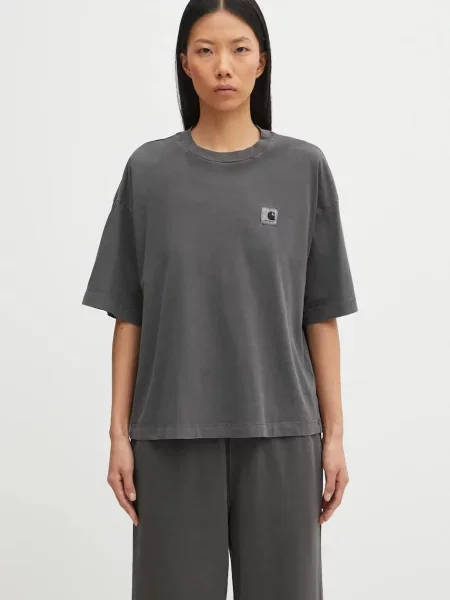 Carhartt WIP tricou din W S/S Nelson T-Shirt gri