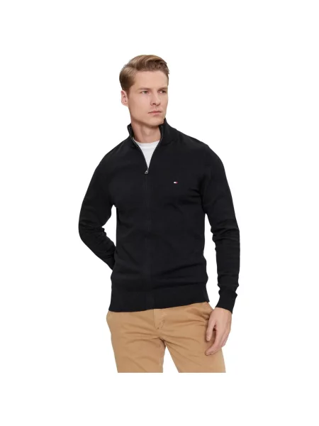 Kašmírová vesta Tommy Hilfiger čierna