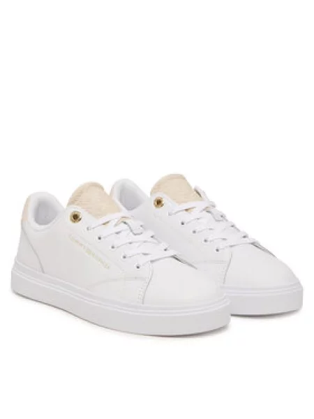 Tommy Hilfiger Laisvalaikio batai Th Feminine Cupsole Monogram balta