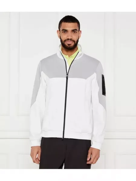 BOSS GREEN Geacă J_Jord Tennis Retro alb