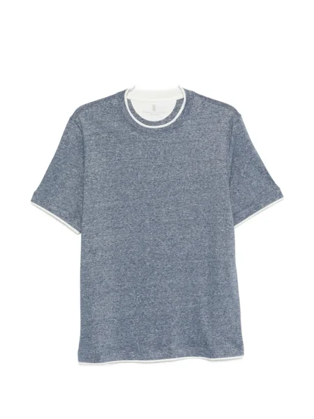 Tricou Brunello Cucinelli albastru