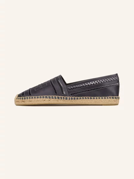 Tory Burch Espadrilky Open Weave tmavě modrá béžová