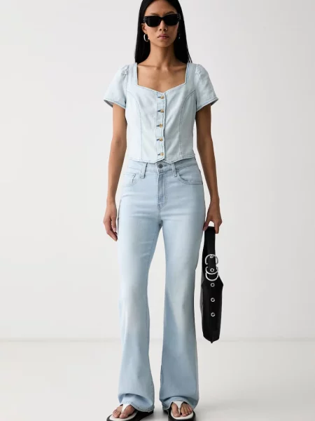 Blugi evazați Levi's® evazate albastru