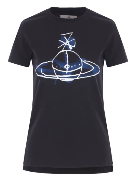 Tricou Vivienne Westwood cu imagine negru