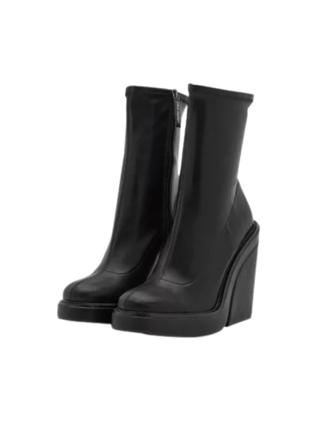 Buty do kostki Steve Madden skórzane czarne