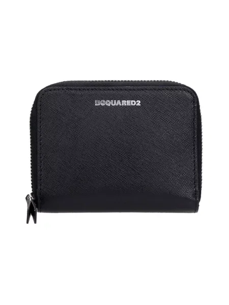 Kompaktowy portfel Dsquared2 czarny