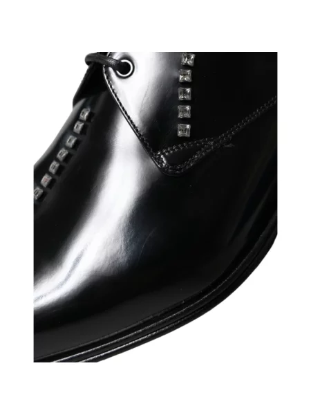 Półbuty Dolce And Gabbana skórzane czarne