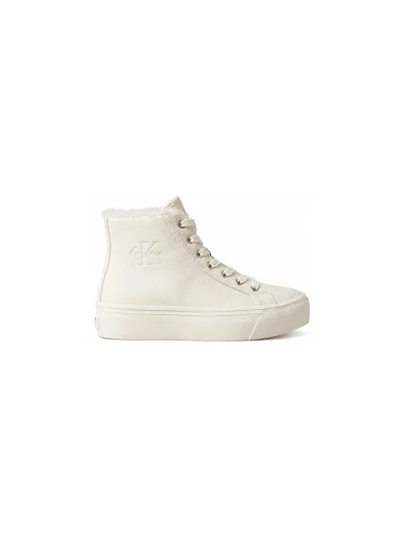 Pantofi Calvin Klein Jeans cu blană bej