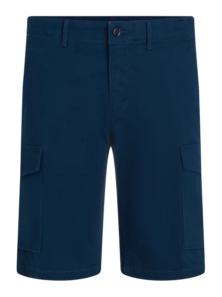 Kratke hlače iz tkanine Tommy Hilfiger modra
