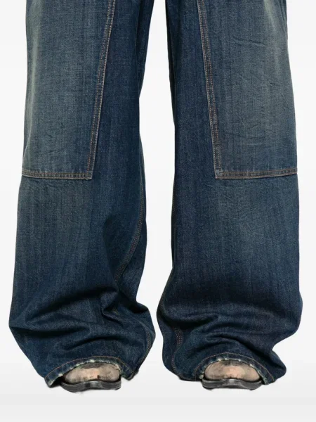 Pantaloni Maison Margiela albastru