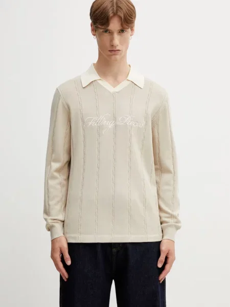 Filling Pieces Football Jersey pulover cu vâscoză pentru bărbați