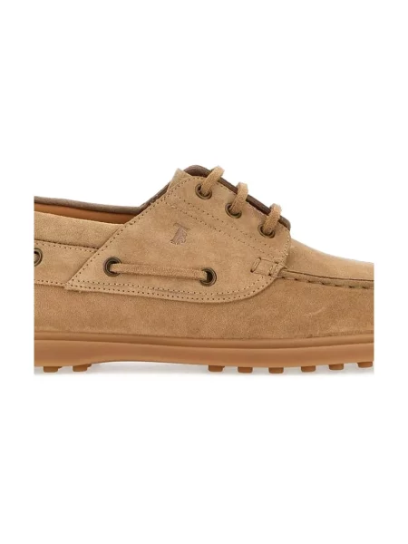 Półbuty Tod's zamszowe brązowe