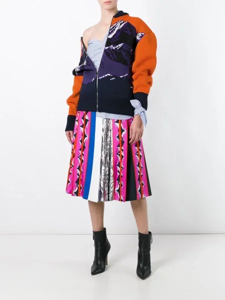 Cardigan Pucci cu imagine galben