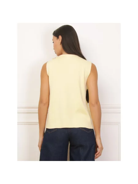 Top La Modeuse žuta
