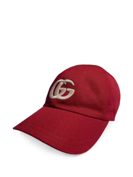 Czapka z daszkiem dziecięca Gucci czerwona