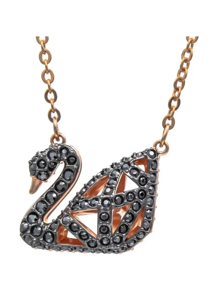 Naszyjnik Swarovski biznesowy czarny