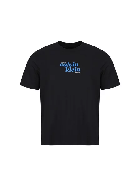 Majica Calvin Klein Jeans s kratkimi rokavi črna
