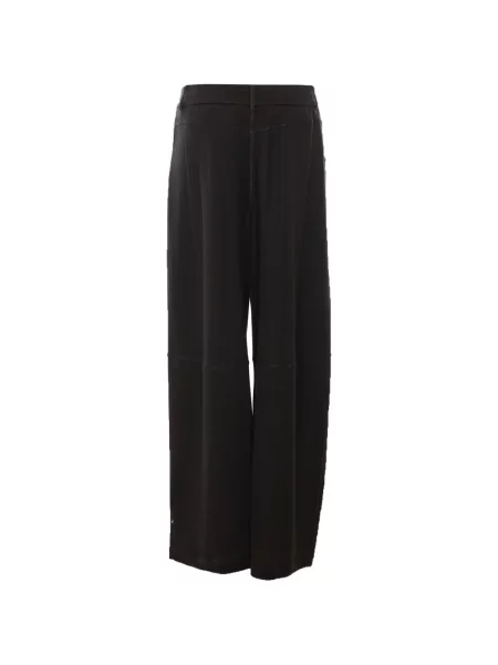 Pantaloni Brunello Cucinelli evazate negru