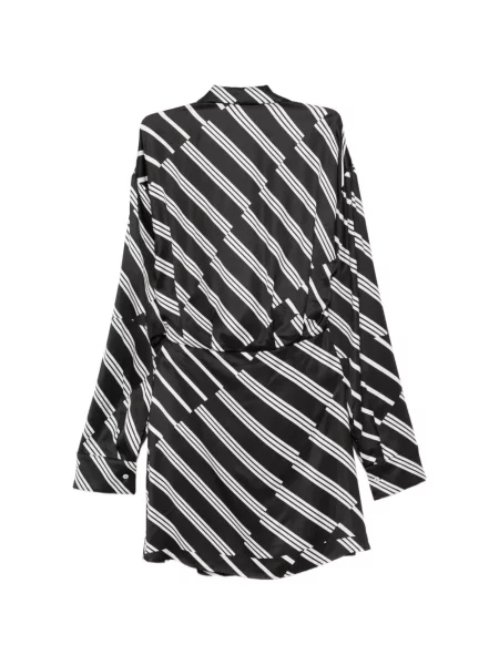 Rochie mini Msgm cu dungi negru