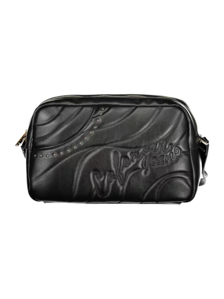 Torebka skórzana Cafènoir skórzana czarna