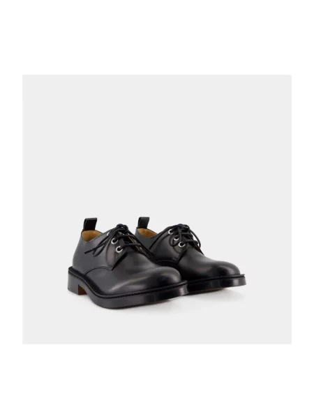 Derby Alexander Mcqueen skórzany czarny