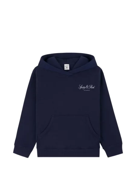 Bluza z kapturem dziecięca Sporty And Rich niebieska