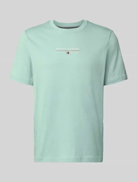 T-shirt o kroju regular fit z czystej bawełny Tommy Hilfiger
